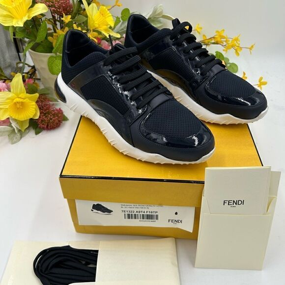 Men's  Fendi unisex chunky Limited edition sneakers, size 7 fits 9 women’s - Picture 2 of 9